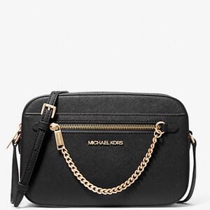 Michael Kors Jet Set Saffiano Leather Crossbody Bag NWOT - Never Used!